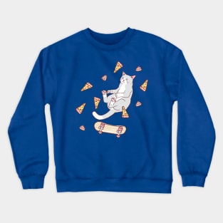 Pizza Cat Crewneck Sweatshirt